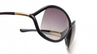 Tom Ford Whitney Black FT0009 01D 64-14 Large Polarized Gradient