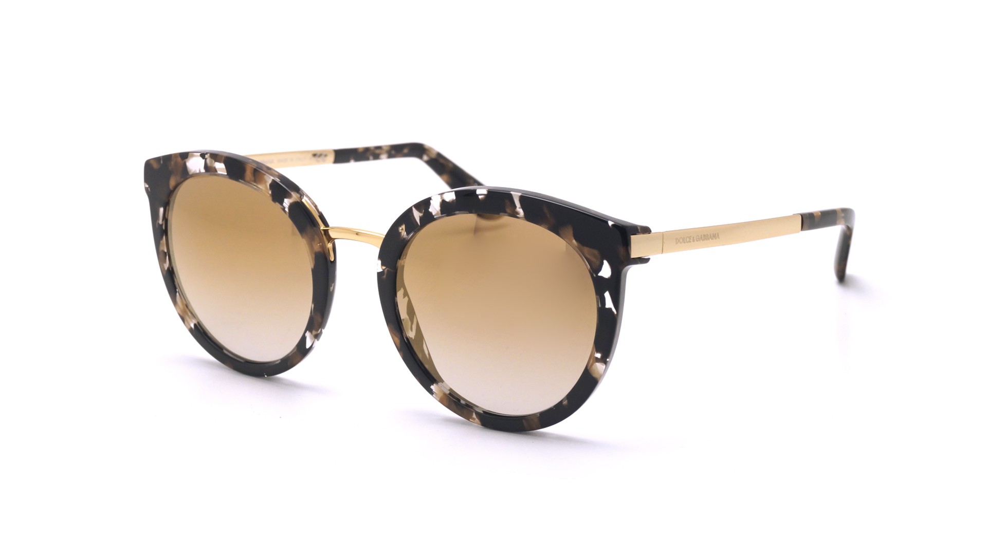 Sunglasses Dolce & Gabbana DG4268 911/6E 52-22 Tortoise Gradient Mirror