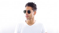 Fjord Præsident bestemt Sunglasses Ray-Ban Round Double Bridge Gold G-15 RB3647N 001 51-22 in stock  | Price 79,13 € | Visiofactory