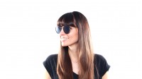 Ray-Ban Round Double bridge RB3647N 002/R5 51-22 Crna