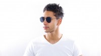 Ray-Ban Round Double bridge RB3647N 002/R5 51-22 Crna