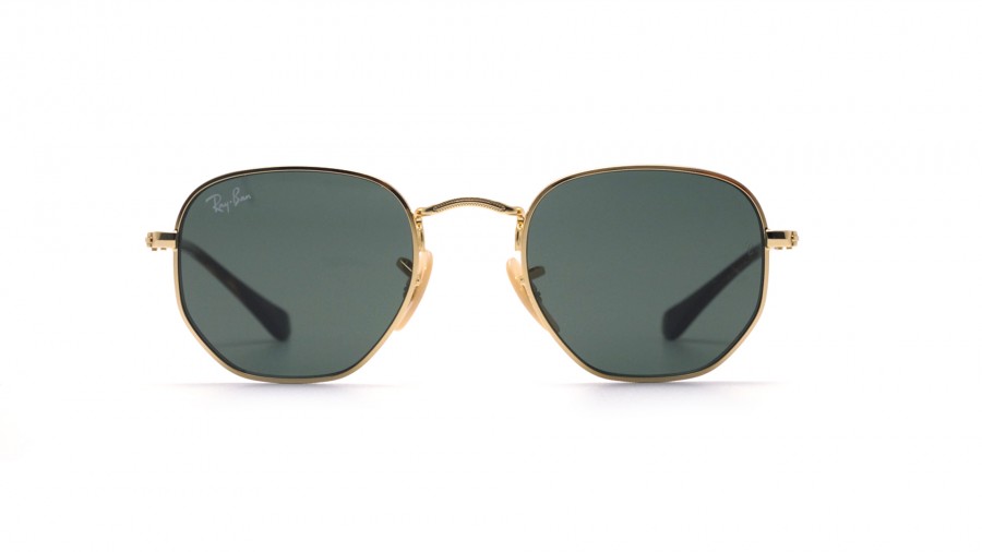 Sunglasses Ray-Ban Hexagonal Flat Lenses Gold RJ9541SN 223/71 44-19 Junior in stock