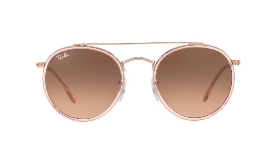 Sunglasses Ray-Ban Round Double Bridge Pink RB3647N 9069/A5 51-22 Medium Gradient in stock