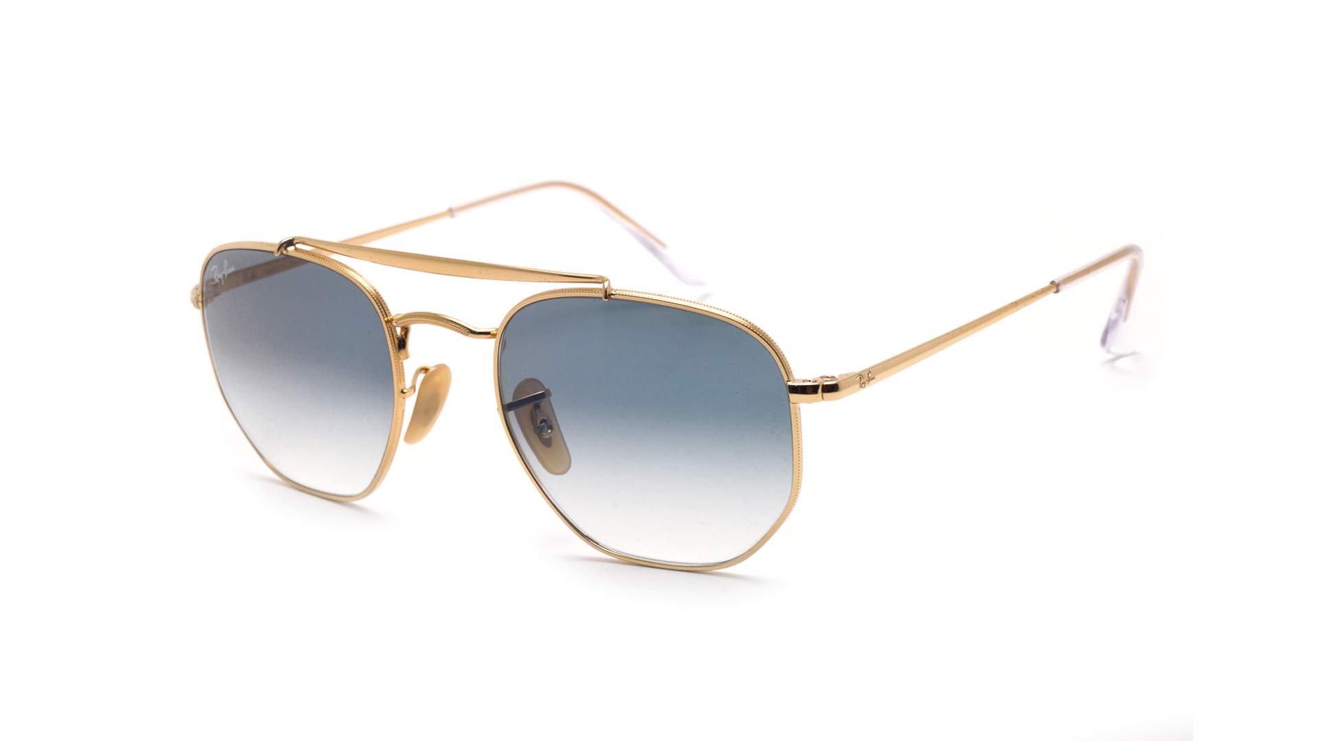 Sunglasses Ray-Ban Marshal Gold RB3648 001/3F 51-21 Gradient in stock ...