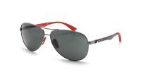 Ray-Ban Aviator Scuderia ferrari RB8313M F00171 61-13 Prata
