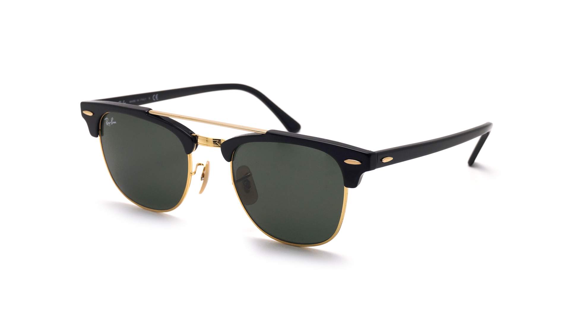Ray-Ban Clubmaster Double Bridge Black RB3816 901 51-21 | Visiofactory