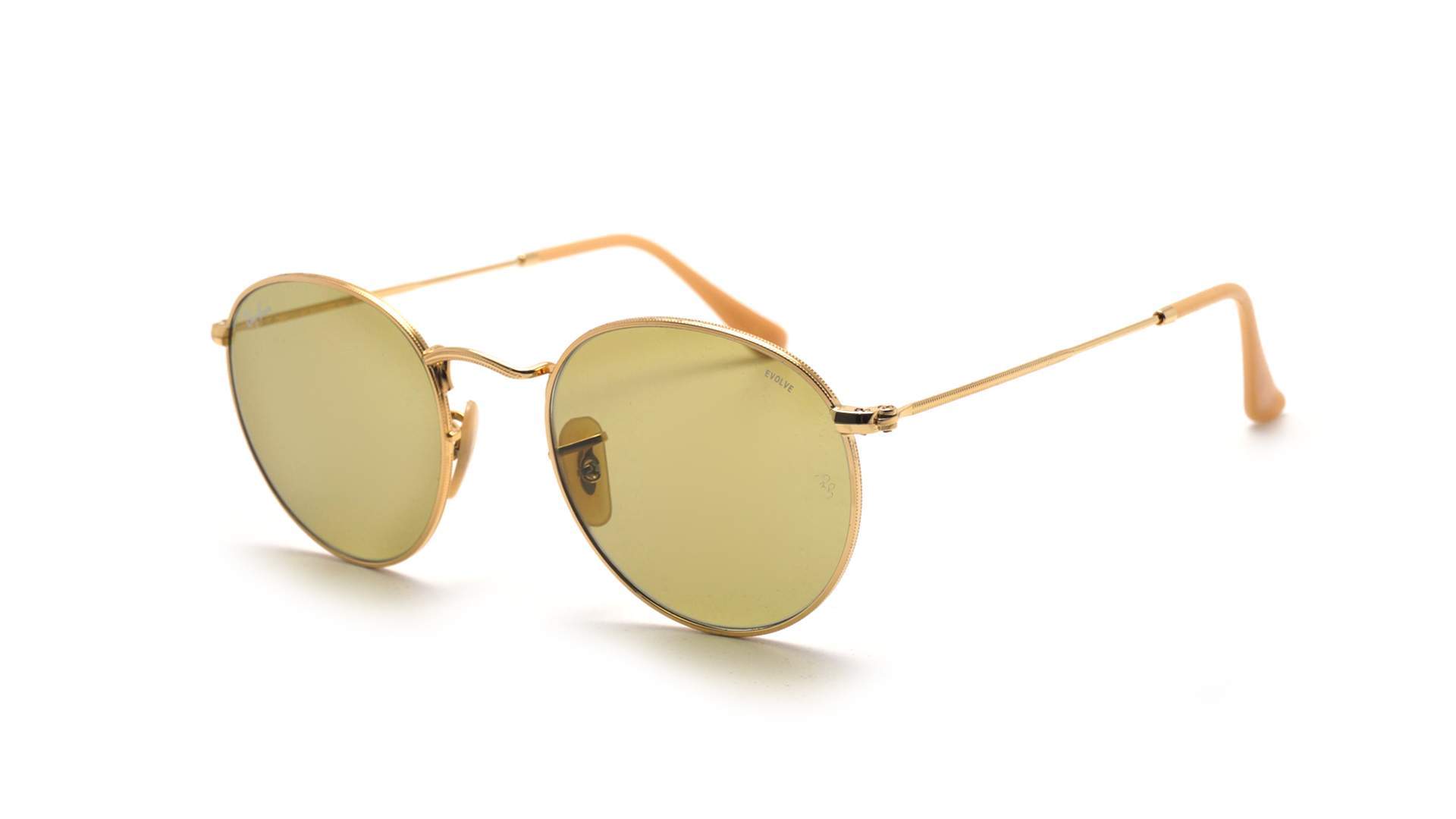 Ray-Ban Round Evolve Gold RB3447 9064 