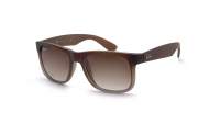 Ray-Ban Justin Brown Matte RB4165 854/7Z 51-16 Small Gradient