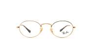 Ray-Ban Oval Gold RX3547 RB3547V 2500 48-21 Small