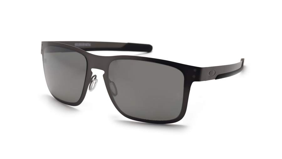Oakley Holbrook Metal Gris Mat Prizm OO4123 06 55-18 Medium Polarisés Miroirs