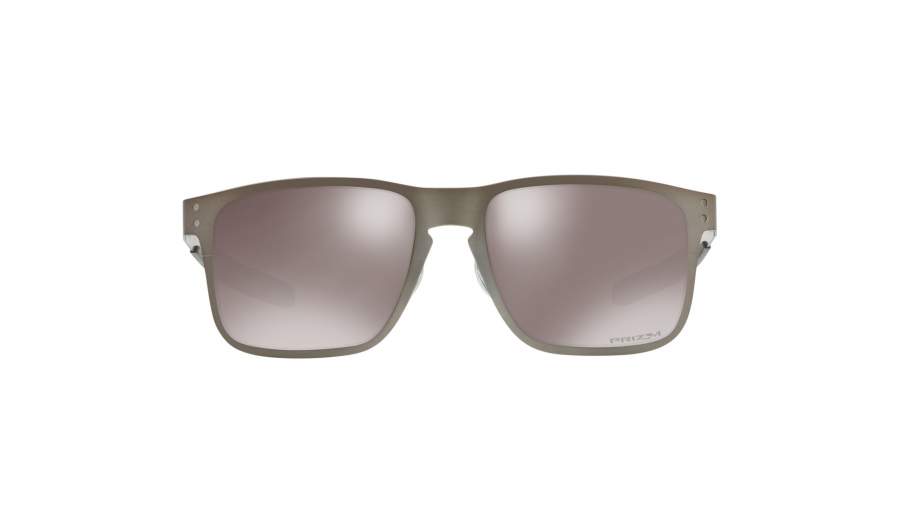 Sonnenbrille Oakley Holbrook Metal Grau Mat Prizm OO4123 06 55-18 Medium Polarized Flash auf Lager