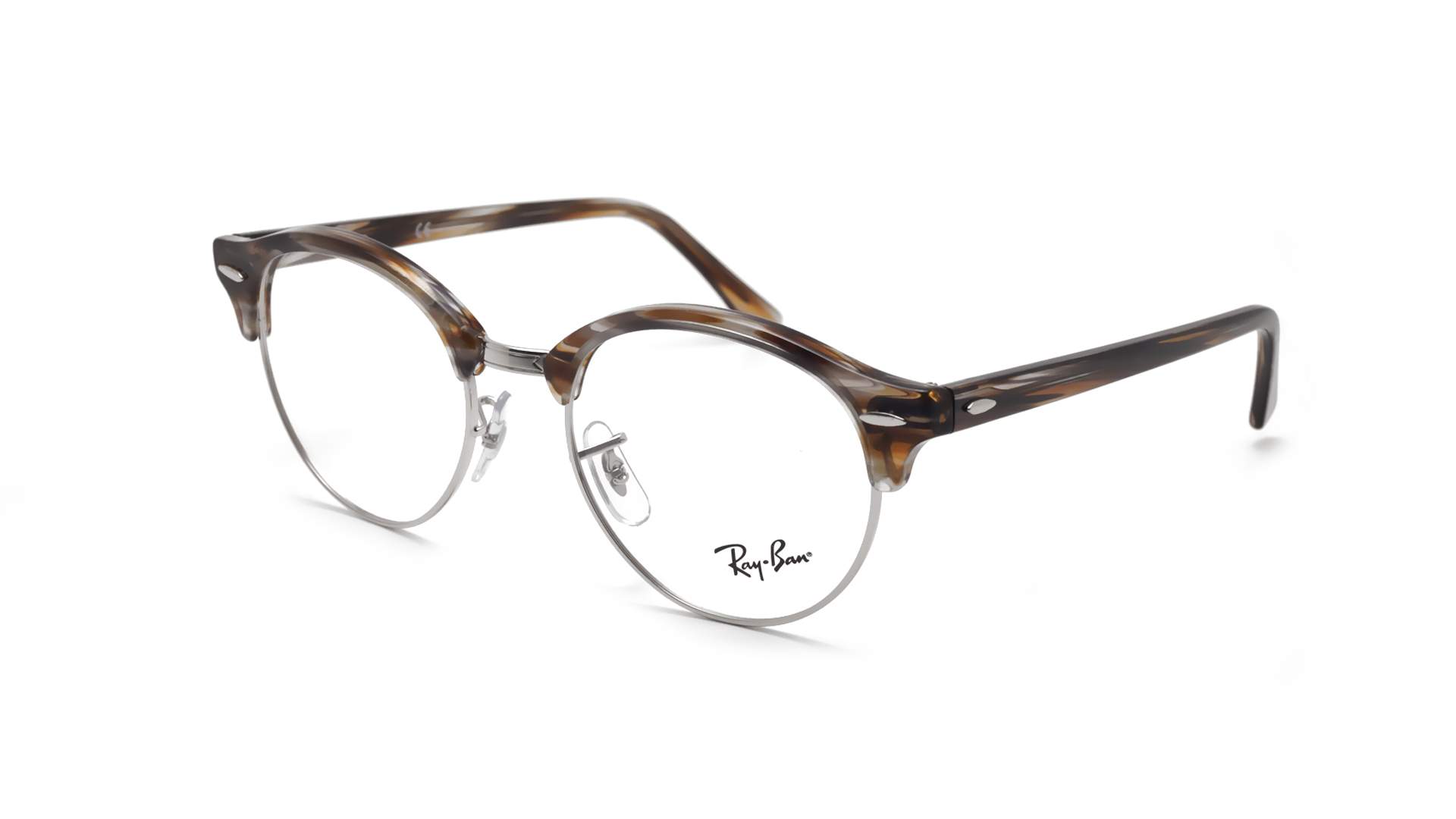 ray ban clubround brown