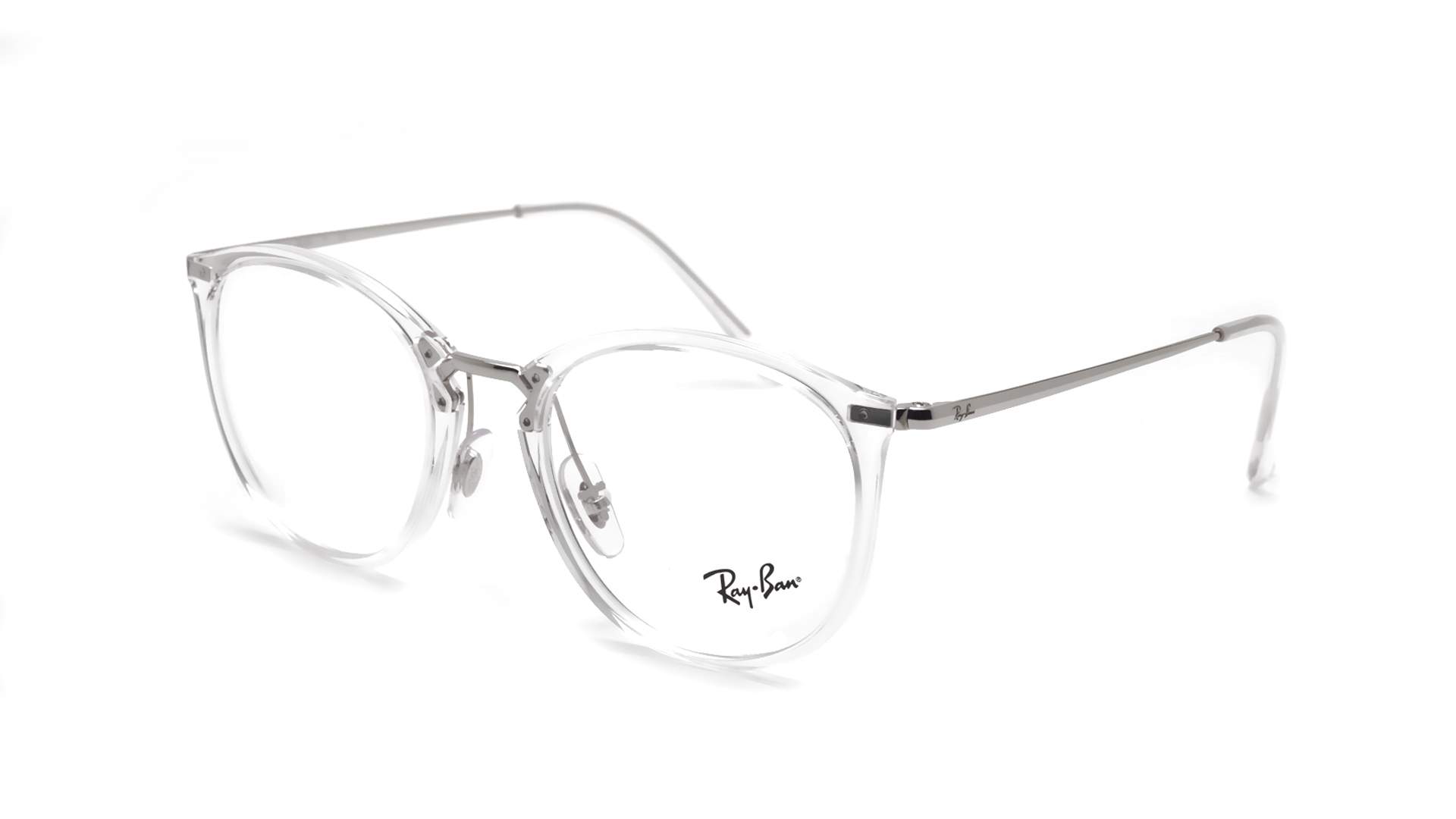 clear frame ray ban