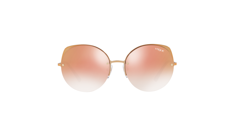 Sunglasses Vogue Metallic beat Gold VO4081S 50756F 55-17 Medium Gradient Mirror in stock