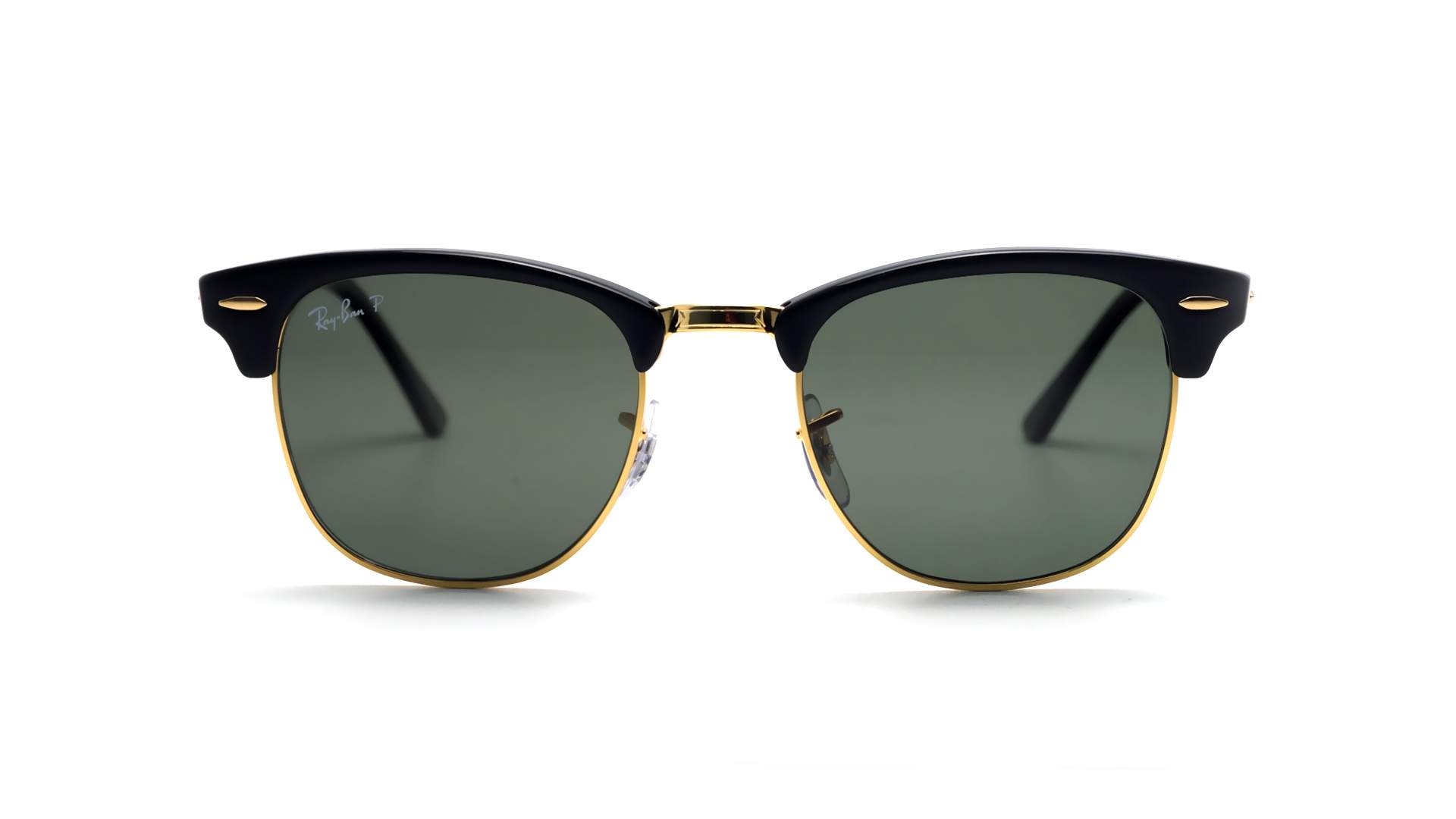 Sunglasses Ray-Ban Clubmaster Black RB3016 901/58 51-21 Polarized in ...