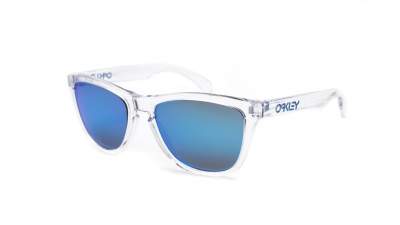 Oakley Frogskins Crystal clear Transparent Prizm OO9013 D0 55-17 Medium Miroirs