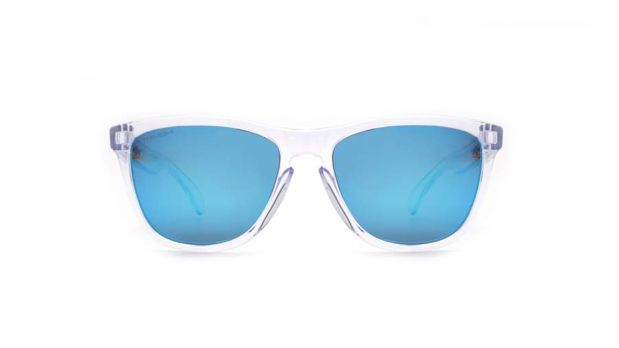Sonnenbrille Oakley Frogskins Crystal clear Transparent Prizm OO9013 D0 55-17 Mittel Verspiegelte Gläser auf Lager
