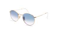 Ray-Ban Round metal Flat lenses RB3447N 001/3F 50-21 Zlato