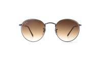 Ray-Ban Round metal Flat lenses RB3447N 004/51 53-21 Brązowy