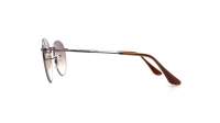 Ray-Ban Round metal Flat Lenses Brown RB3447N 004/51 53-21 Large Gradient in stock