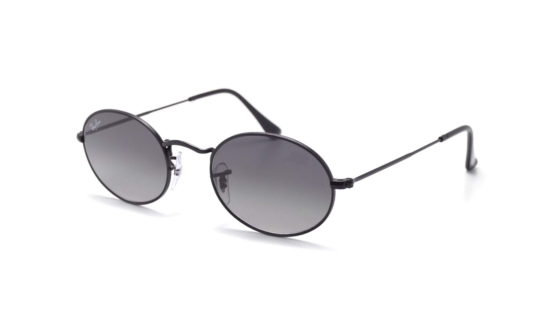 ray ban oval flat sunglasses