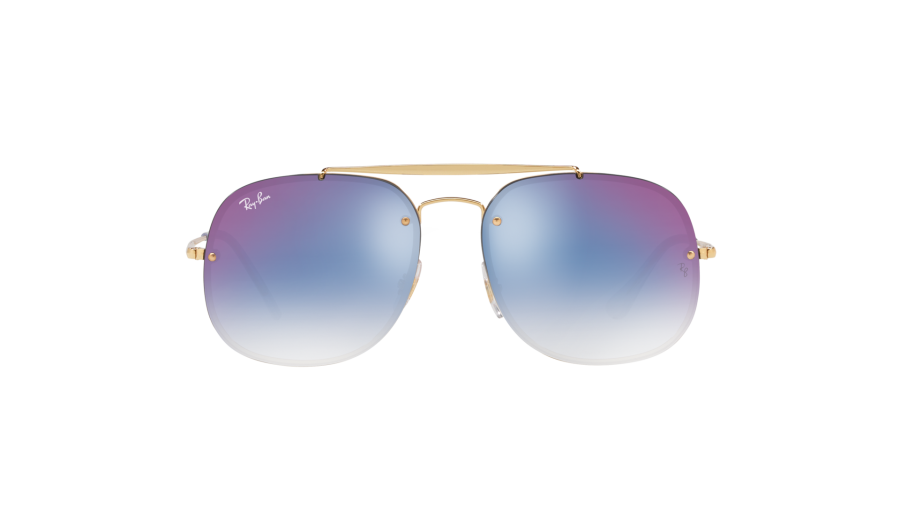 Ray-Ban General Blaze Gold RB3583N 001/X0 58-16 Large Gradient Mirror in stock