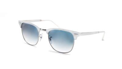 white rimmed ray bans