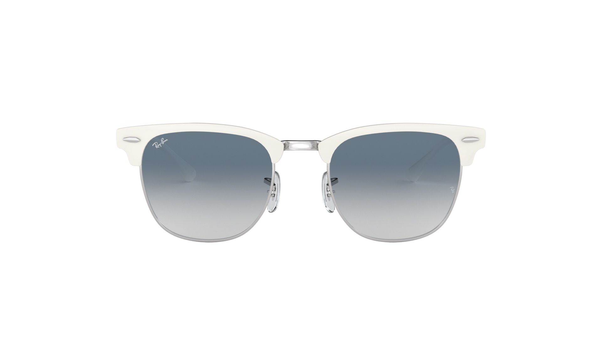 Ray-Ban Clubmaster Metal White RB3716 