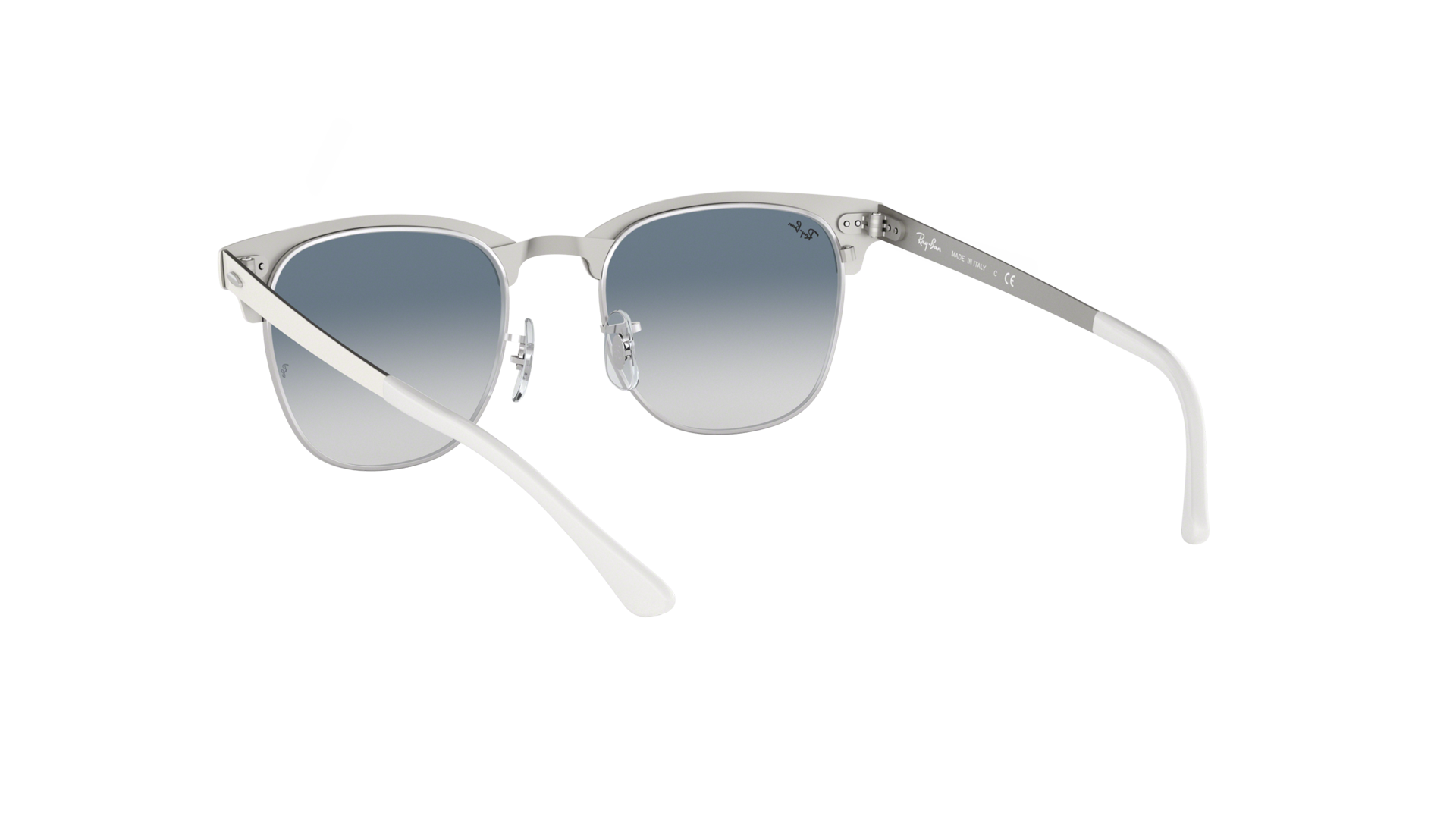 Ray-Ban Clubmaster Metal White RB3716 