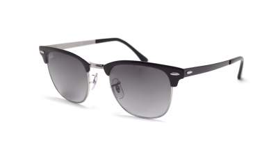 ray ban clubmaster sunglasses black and silver