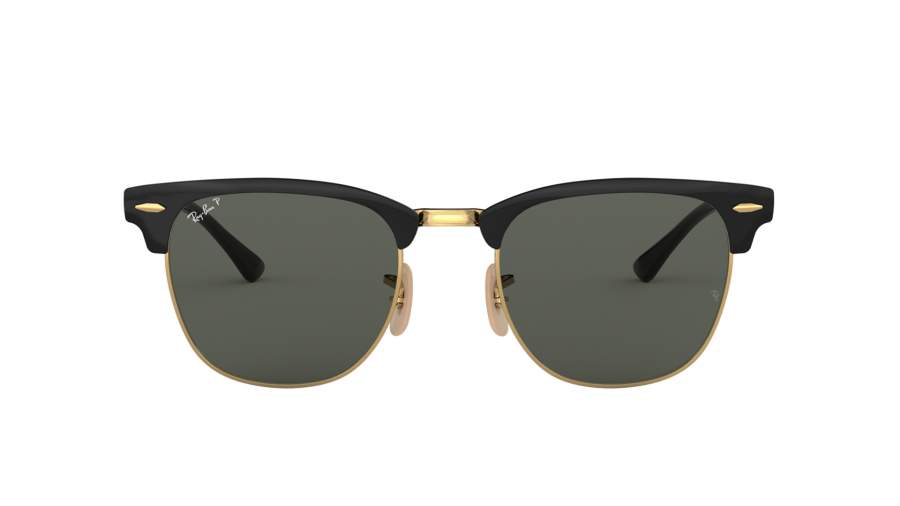 Sunglasses Ray-Ban Clubmaster Metal Black RB3716 187/58 51-21 Medium Polarized in stock