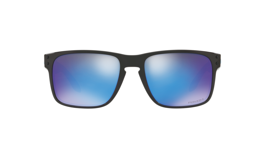 Sonnenbrille Oakley Holbrook Prizm Schwarz Prizm OO9102 F5 57-18 Mittel Verspiegelte Gläser auf Lager