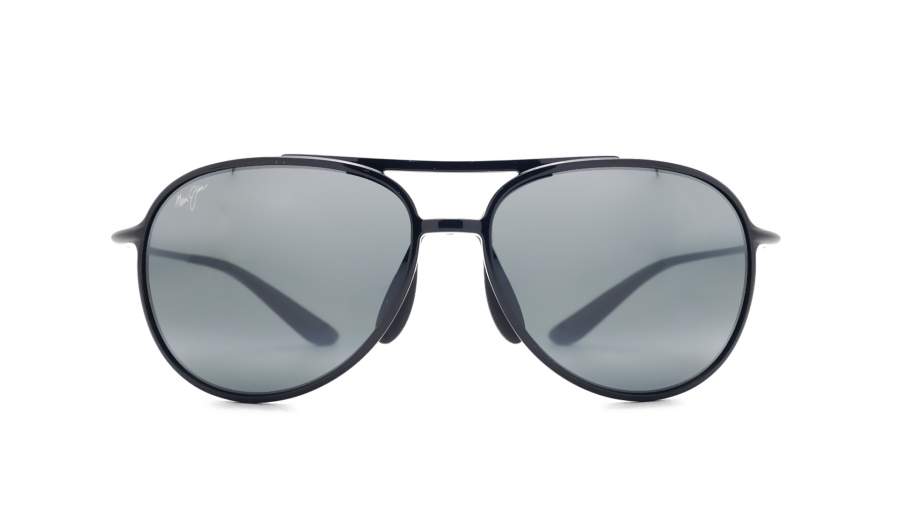 Sunglasses Maui Jim Alele bridge Black Maui brillant 438-02 Polarized Gradient Mirror in stock