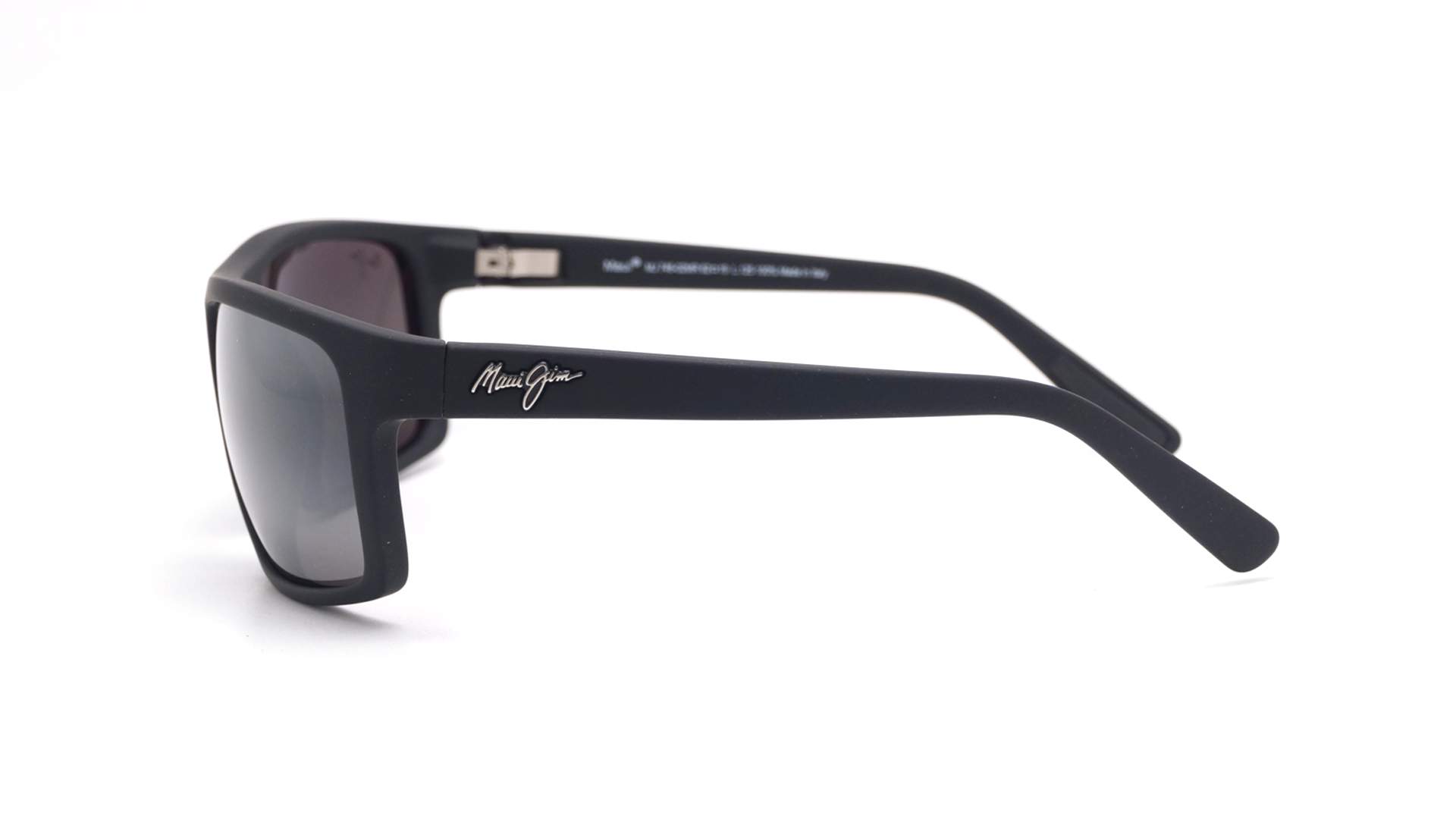 Sunglasses Maui Jim Byron bay Black Matte Super thin glass 74602MR 62 ...