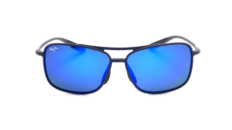 Sunglasses Maui Jim Kaupo gap Blue Matte Maui brillant B43703M  61-15 Large Polarized Gradient Mirror in stock