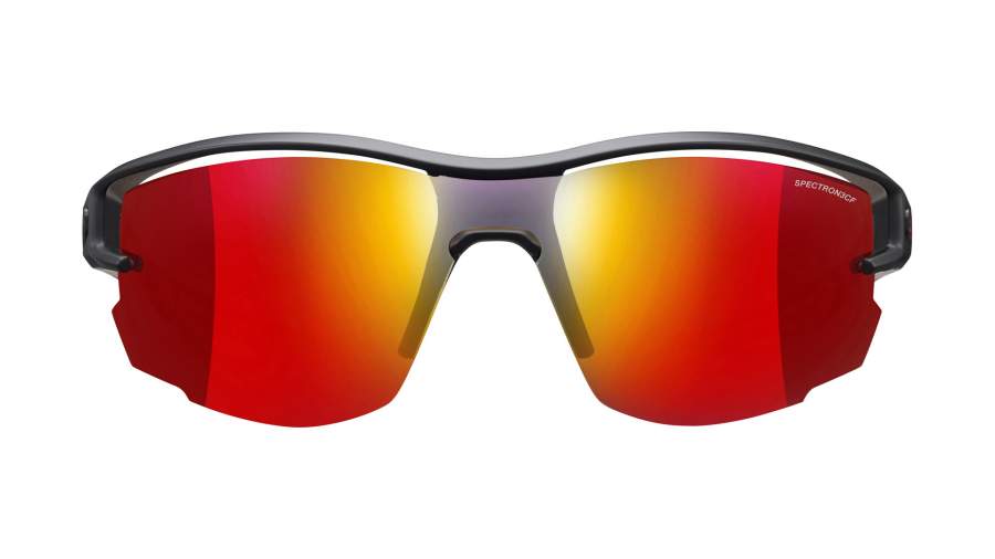 Sunglasses Julbo Aero Black Matte Reactiv  J483 3114 73-14 Medium Photochromic Mirror in stock