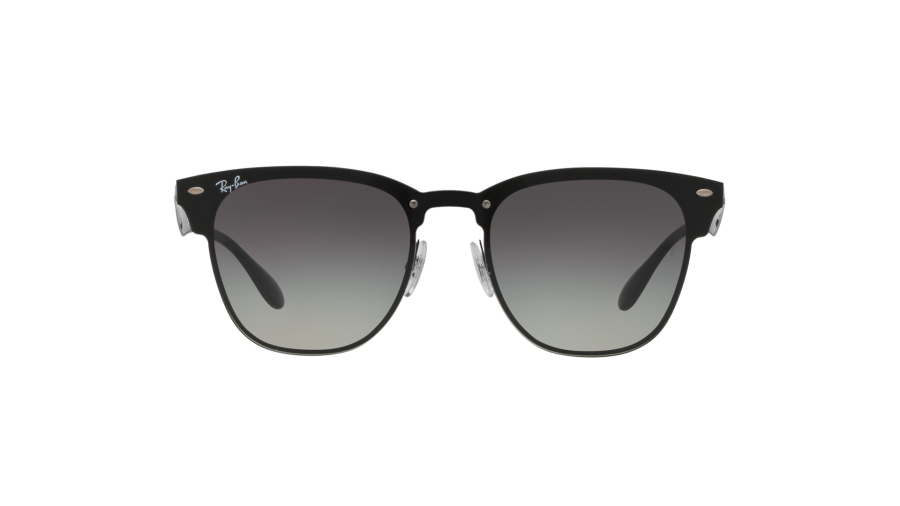 Sonnenbrille Ray-Ban Clubmaster Blaze Schwarz RB3576N 153/11 Breit Verspiegelte Gläser auf Lager
