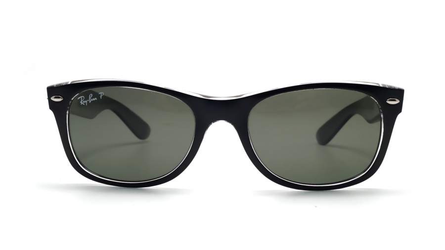 Sunglasses Ray-Ban New Wayfarer Black RB2132 6052/58 55-18 Medium Polarized in stock