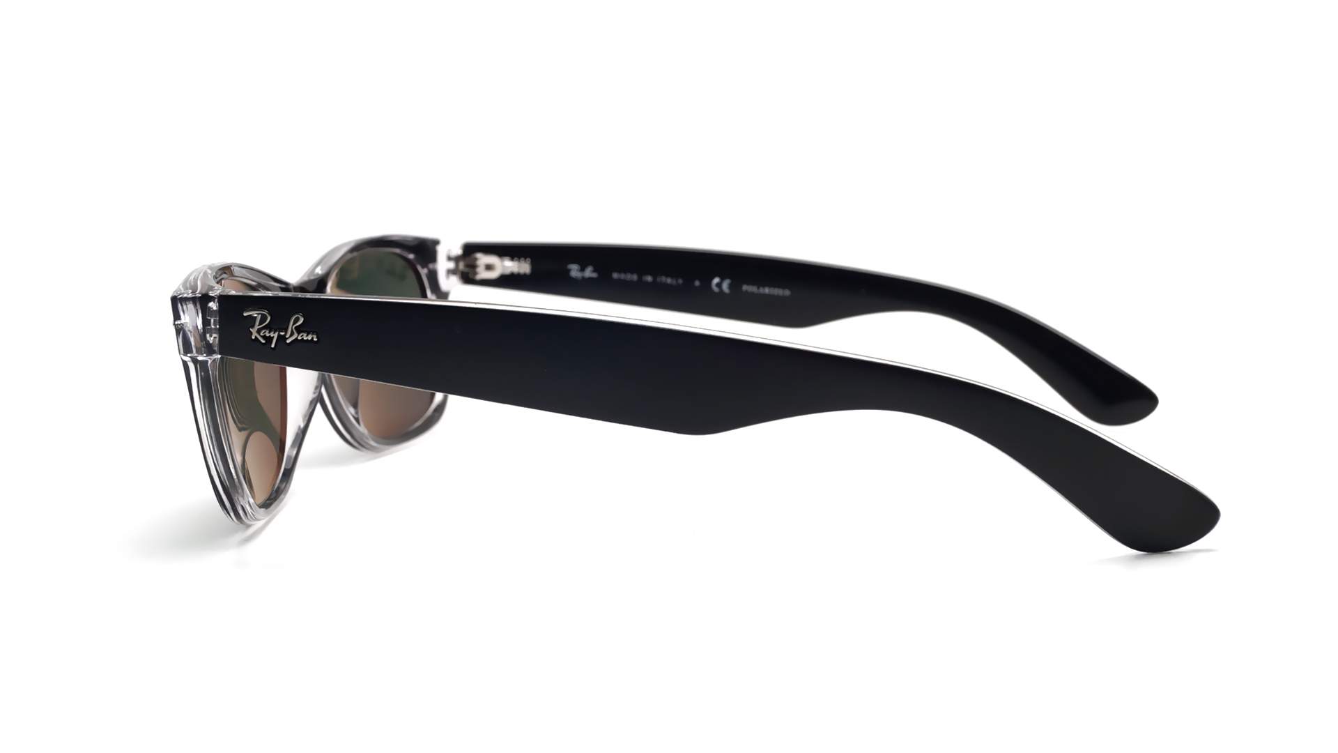 Ray Ban P New Wayfarer Black Rb2132 605258 52 18 Polarized Visiofactory 