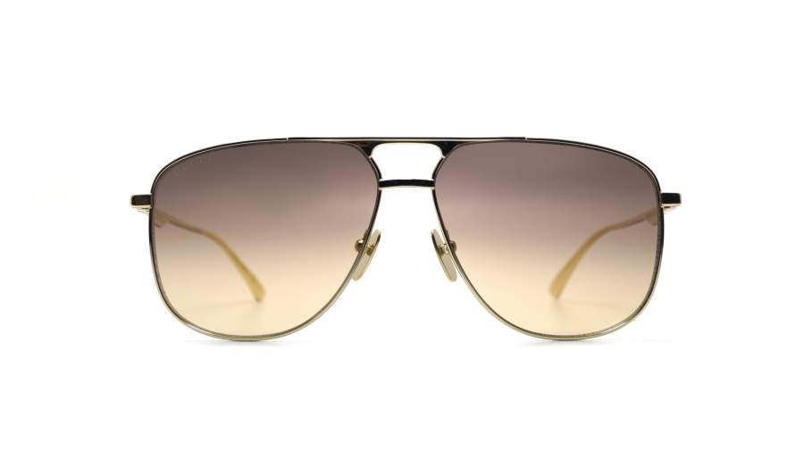Sunglasses Gucci GG0336S 001 60-13 Gold Large Gradient in stock