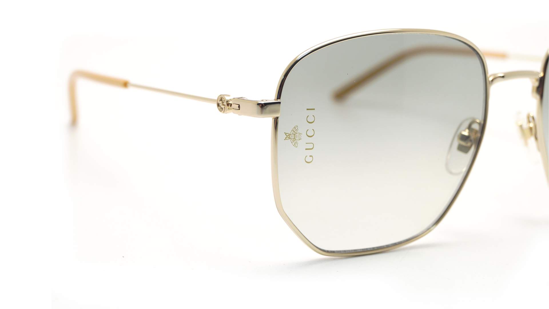 Gucci GG0396S 002 56-18 Or | Visiofactory