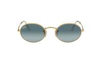 Ray-Ban Oval RB3547 001/3M 51-21 Złoto