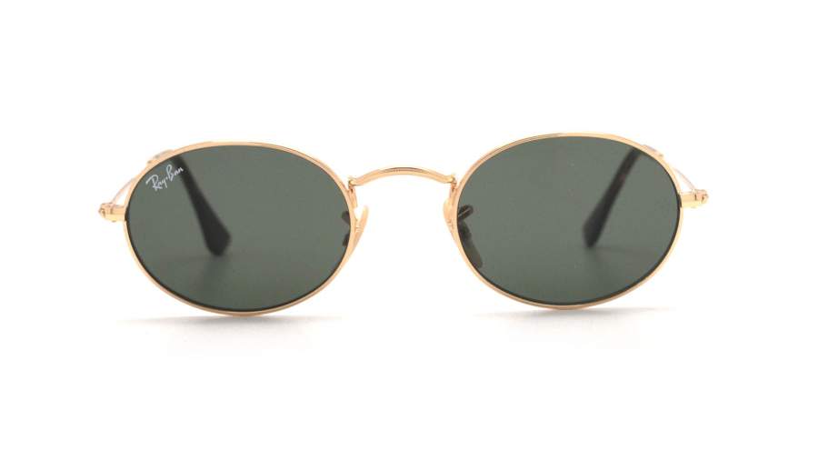 Ray-Ban Oval Flat Lenses Gold G15 RB3547N 001 54-21 Large in stock