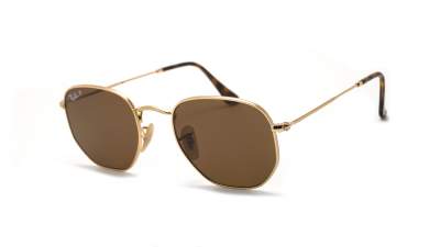 Ray-Ban Hexagonal Flat lenses RB3548N 001/57 54-21 Złoto