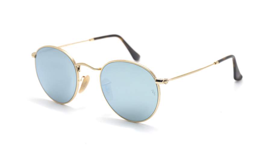 olie bænk Blaze Sunglasses Ray-Ban Round Metal Flat Lenses Gold RB3447N 001/30 50-21 in  stock | Price 83,25 € | Visiofactory