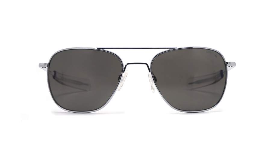 Sunglasses Randolph Aviator AF078 Bright Chrome 55-20 Medium Polarized in stock