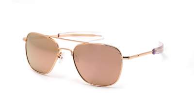 Randolph Aviator Rose gold AF162 55-20 Różowy