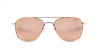 Randolph Aviator Rose gold AF162 55-20 Różowy