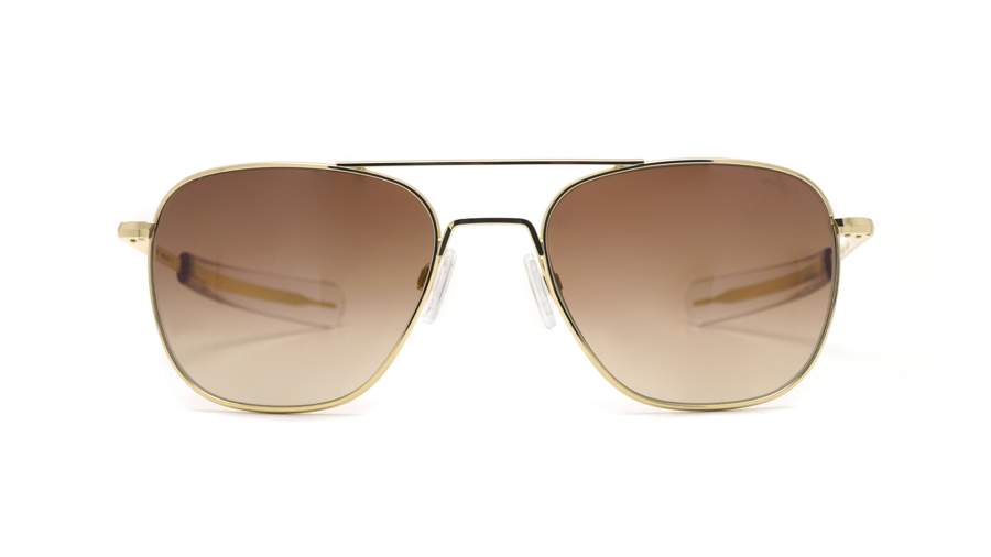 Sunglasses Randolph Aviator Gold 23K Gold AF152 55-20 Medium Gradient in stock