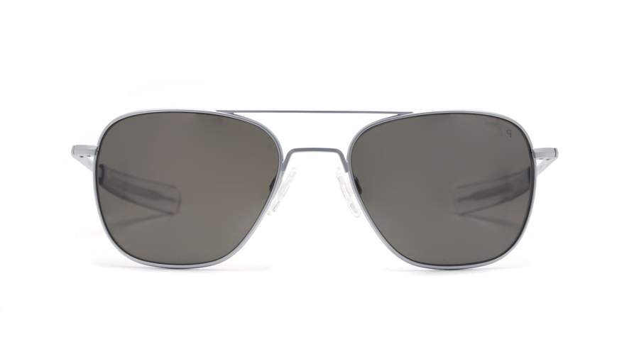 Sunglasses Randolph Aviator Matte Chrome AF088 55-20 Medium Polarized in stock
